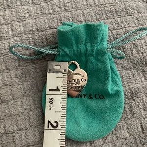 Return to Tiffany Heart Pendant Dog Tag